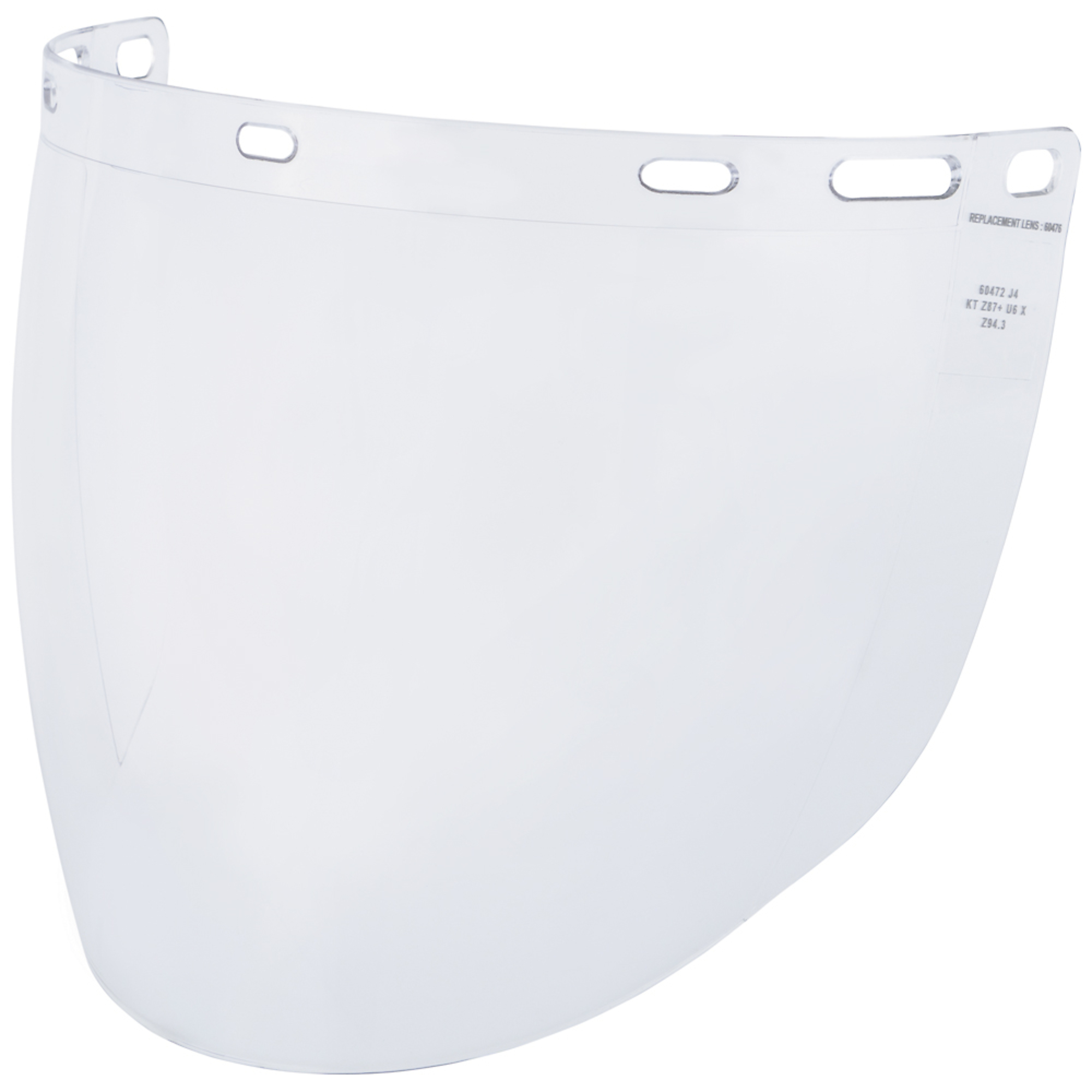 Klein Tools, Replacement Face Shield Lens, Cap Style, Clear, Model# 60476